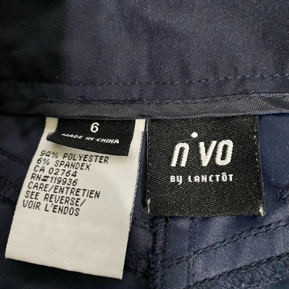 Nivo Navy Stretch Golf Shorts Size 6 - Picture 6 of 8